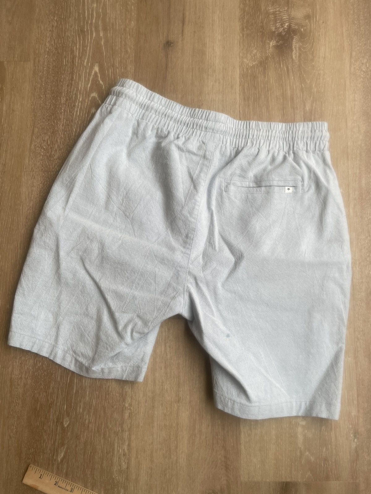 Other Cool Blue Drawstring Pocket Shorts Retreat Los Angeles Size US 29 - 3 Thumbnail