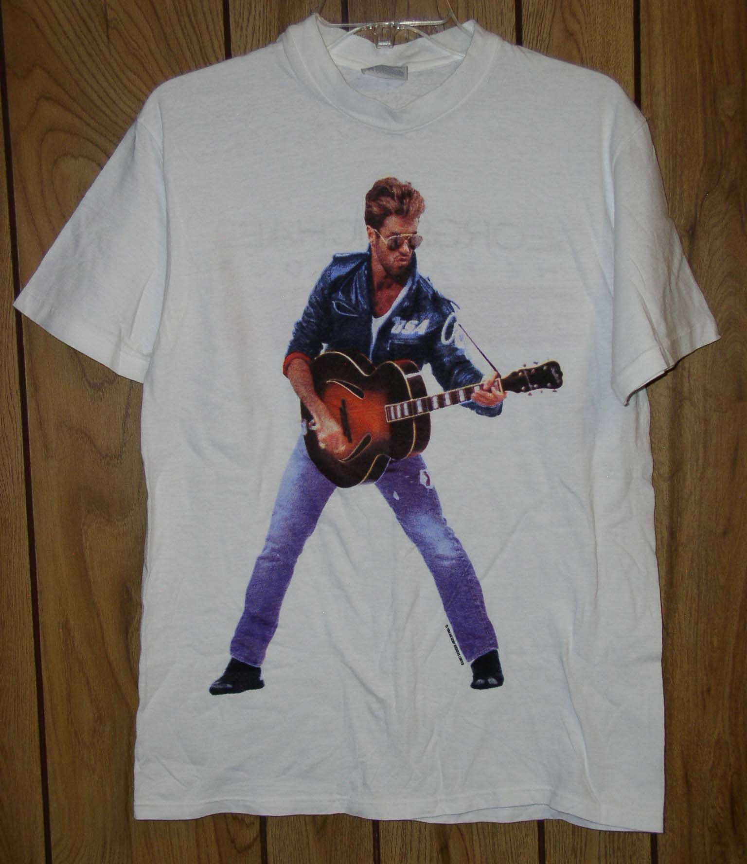 George Michael Concert Shirt 1988 Irvine Meadows Benefit