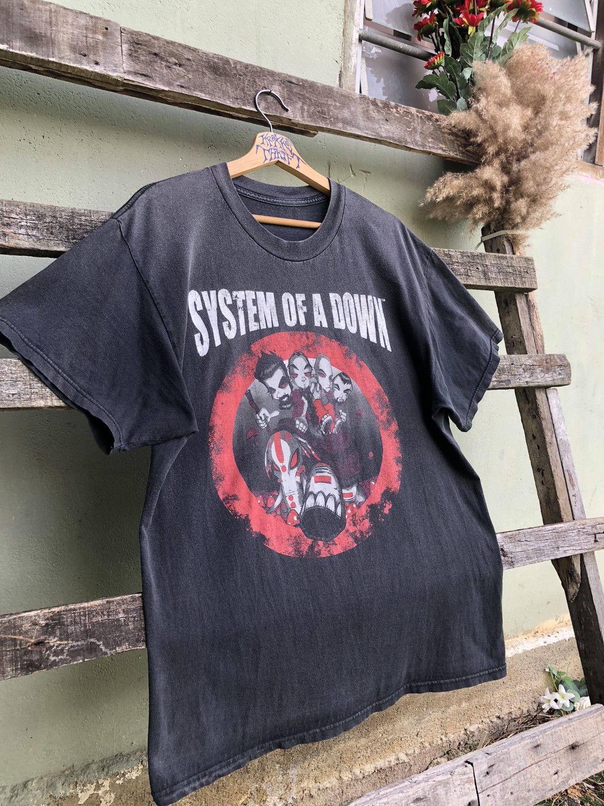 RARE Vintage System Of A Down Y2K Big Logo Tees