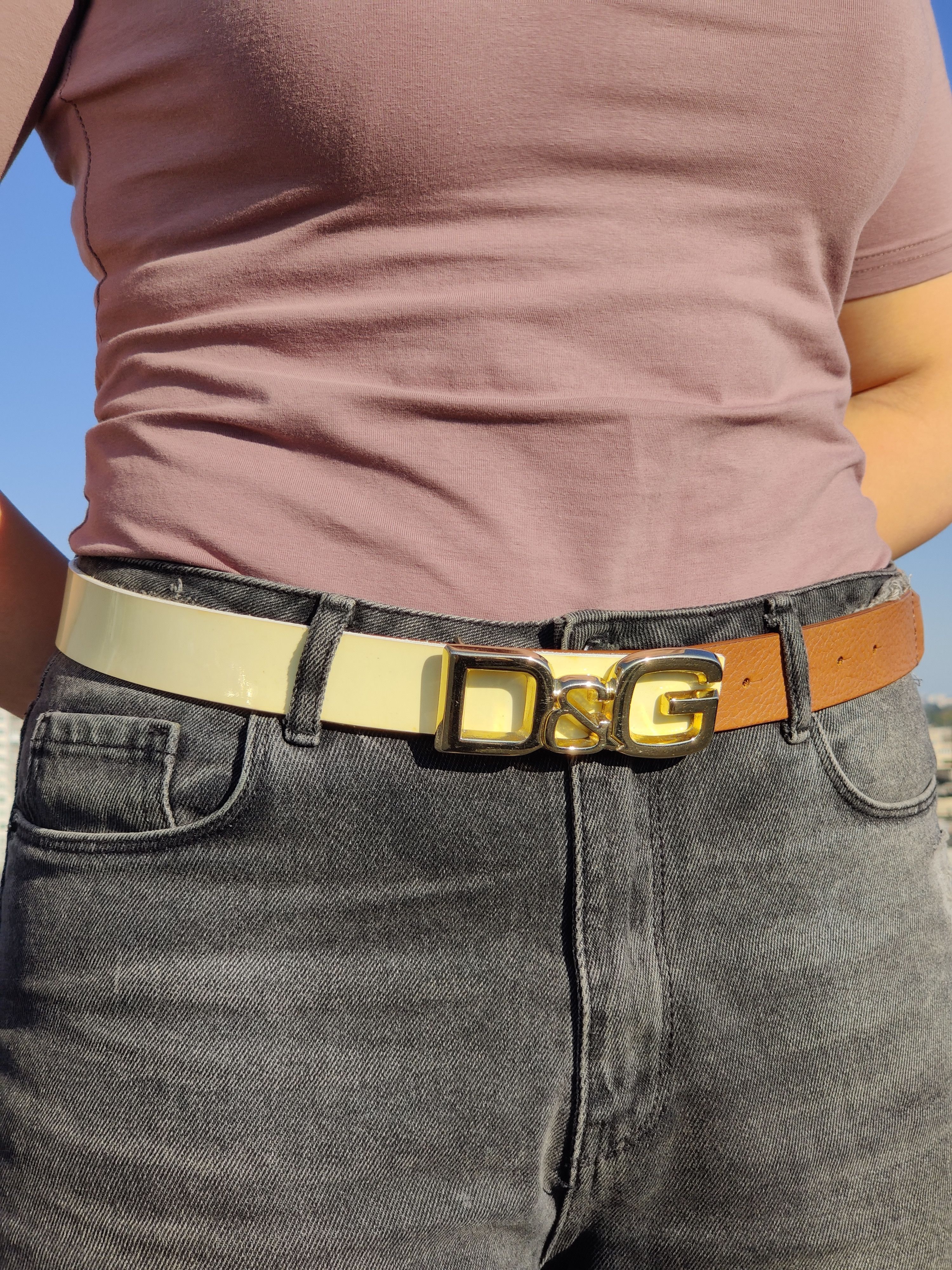 Dolce & Gabbana Dolce Gabbana glossy belt Size ONE SIZE - 1 Thumbnail