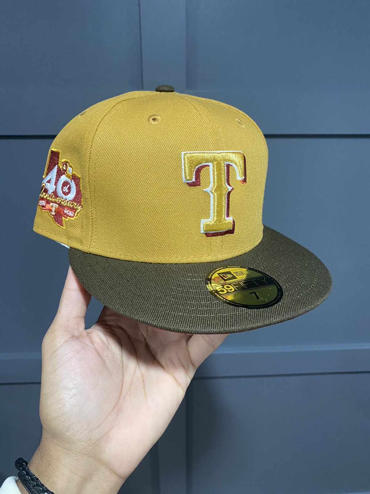 MLB Sz 7 - Texas Rangers New Era Fitted Size ONE SIZE - 1 Thumbnail