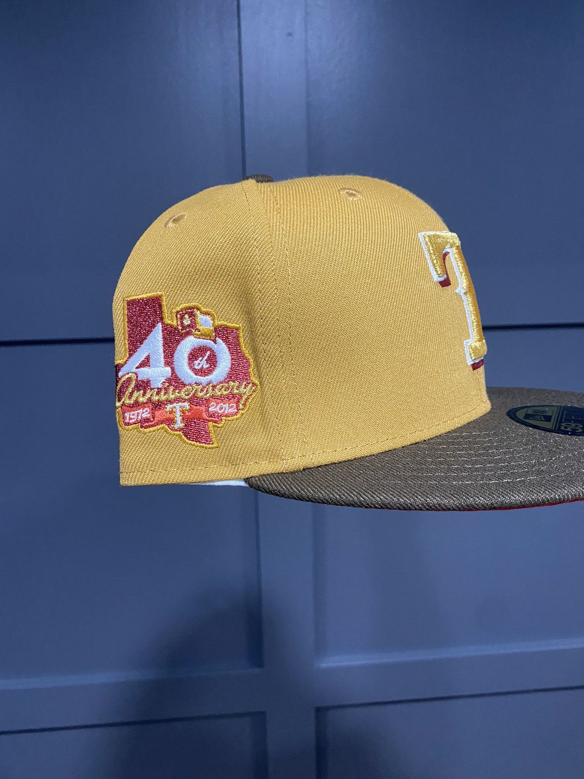 MLB Sz 7 - Texas Rangers New Era Fitted Size ONE SIZE - 3 Thumbnail