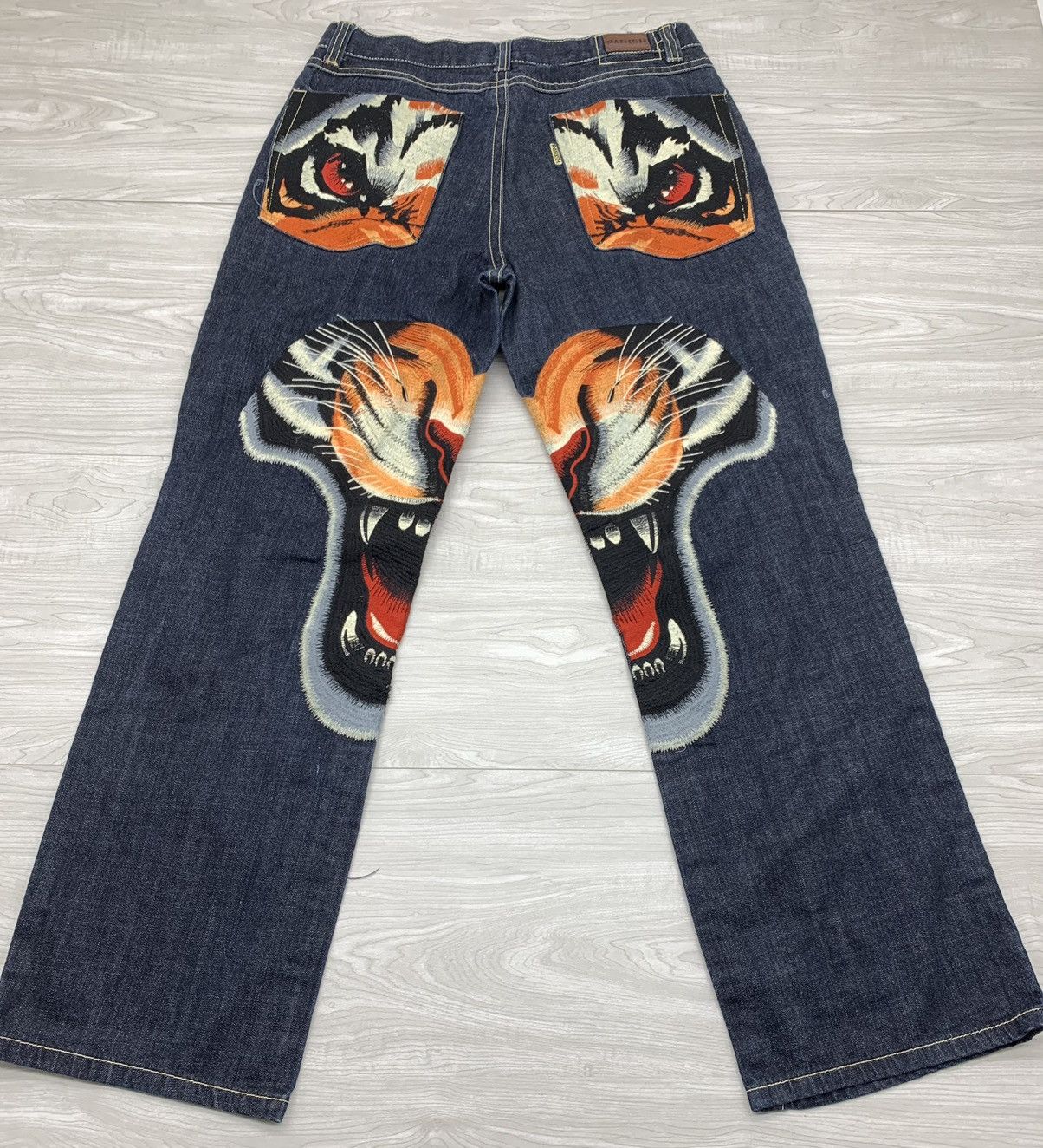 Parish Tiger Face Jeans