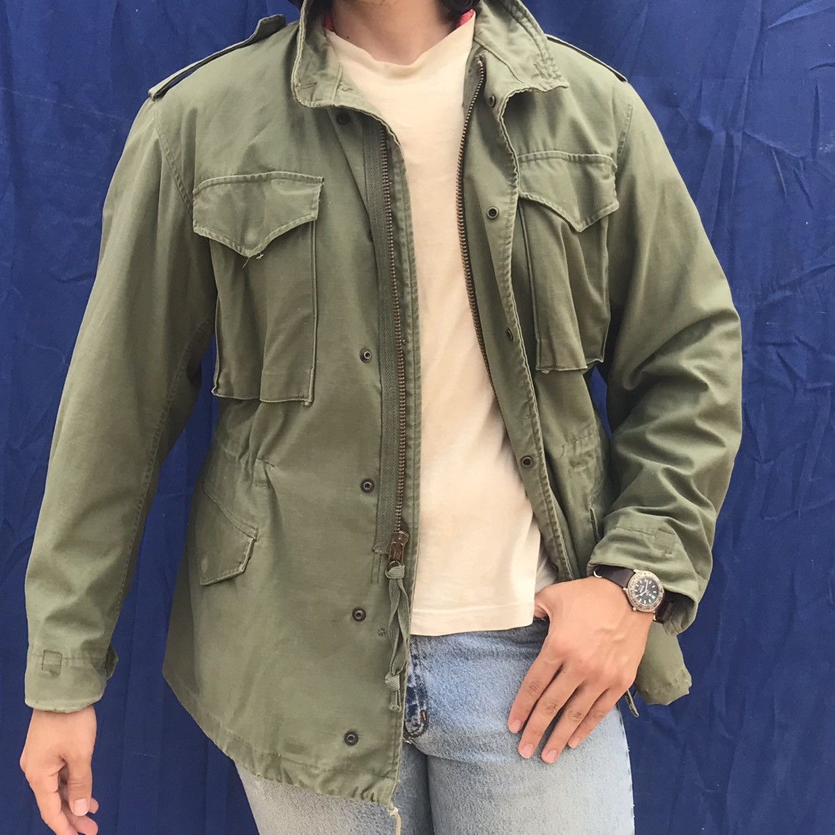 Other ALPHA INDUSTRIES GENUINE ANTIQUE ISSUE Size US L / EU 52-54 / 3 - 1 Thumbnail