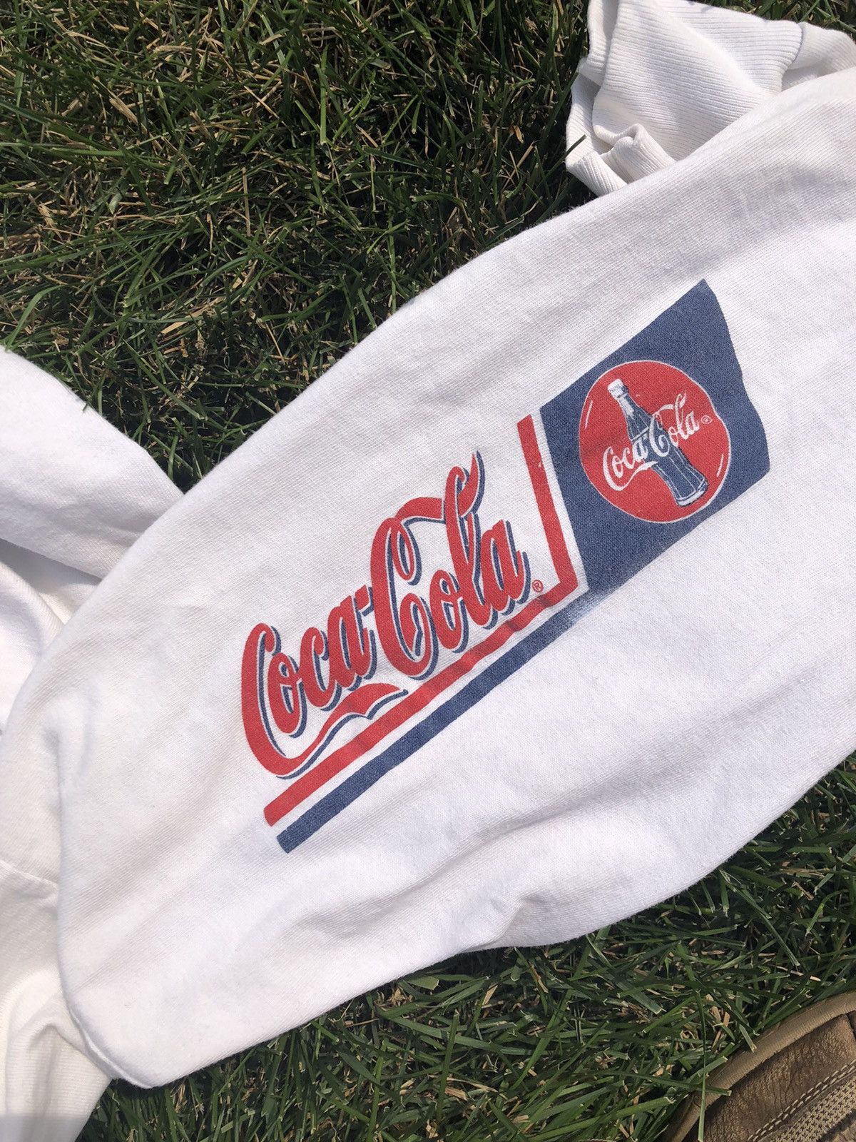 Coca Cola × Vintage Vintage Coca-Cola White Longsleeve Tee Size US M / EU 48-50 / 2 - 5 Thumbnail