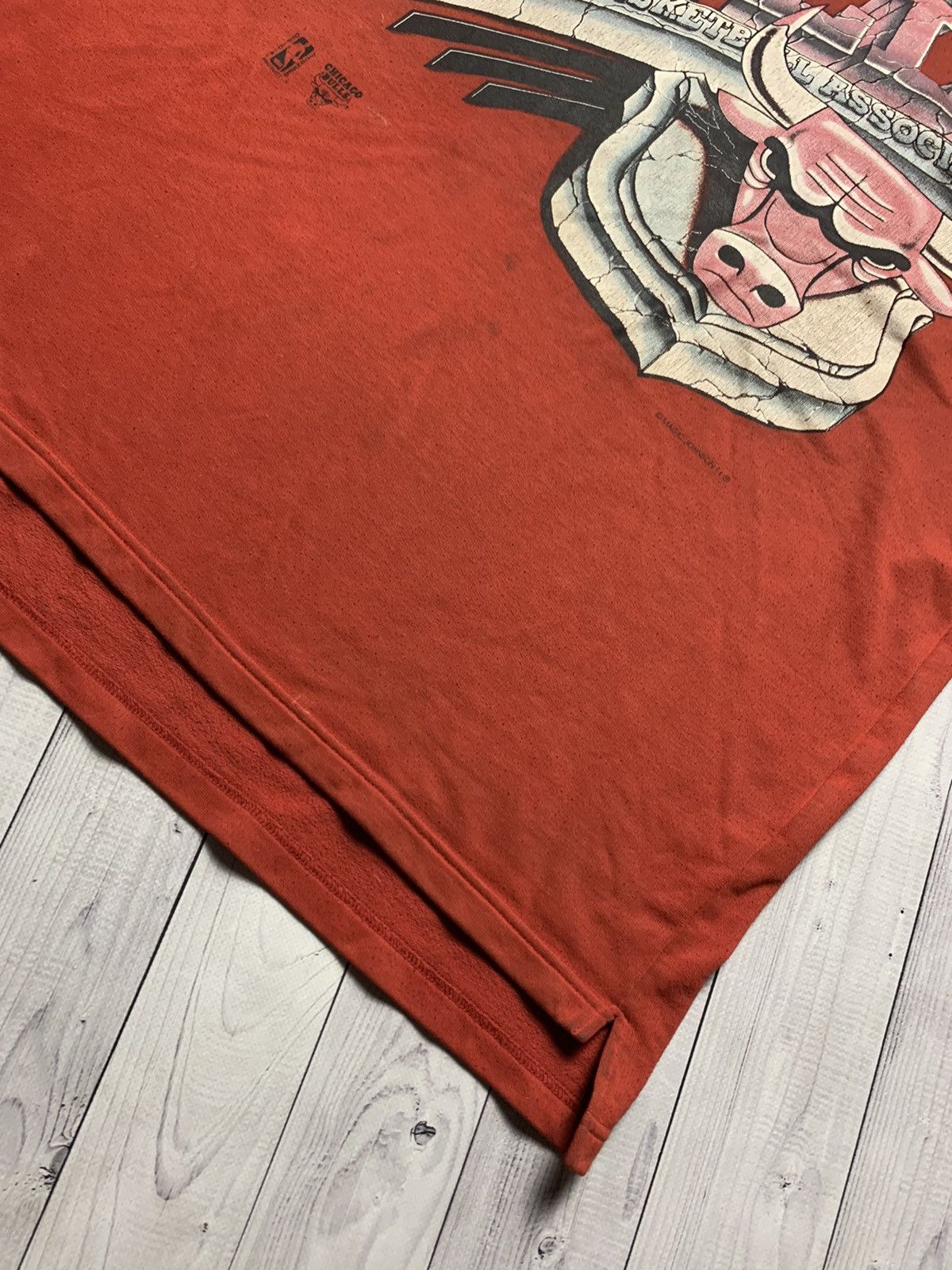 NBA × Vintage Vintage Sweatshirt Chicago bulls Magic Jonson size XL rare Size US XL / EU 56 / 4 - 3 Thumbnail