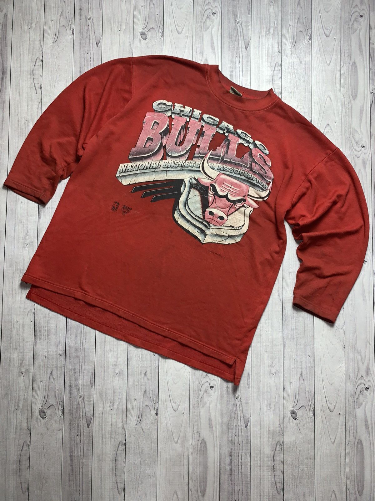 NBA × Vintage Vintage Sweatshirt Chicago bulls Magic Jonson size XL rare Size US XL / EU 56 / 4 - 1 Thumbnail