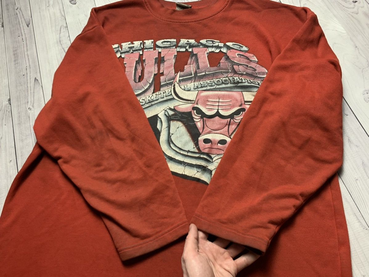 NBA × Vintage Vintage Sweatshirt Chicago bulls Magic Jonson size XL rare Size US XL / EU 56 / 4 - 7 Thumbnail