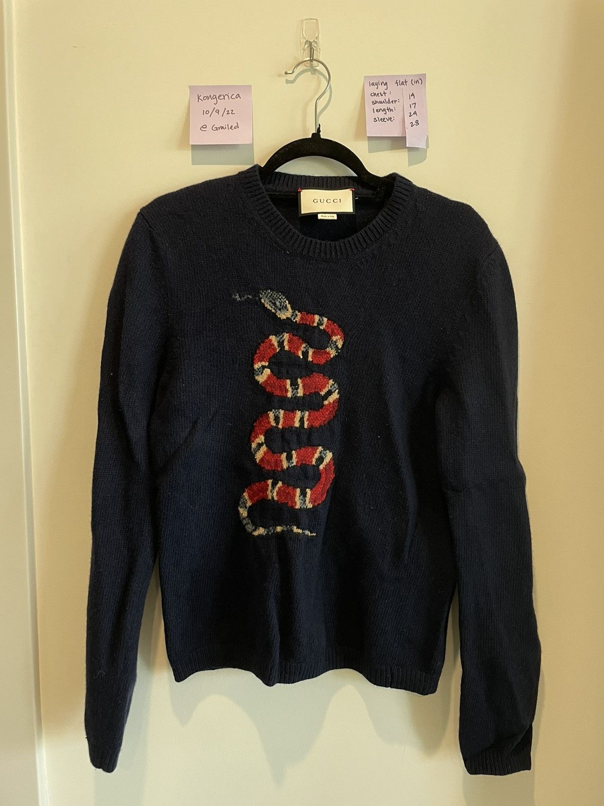 Gucci Gucci Snake Sweater Grailed