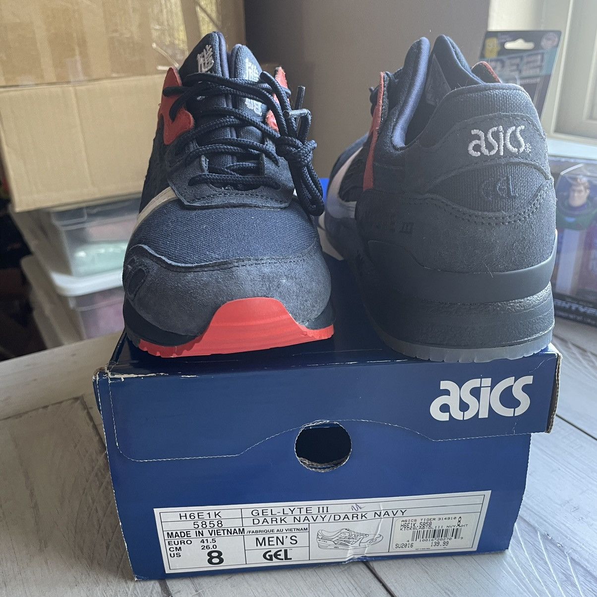 Asics × Indigo × Japanese Brand 2016 KiCKS LAB TOKYO GEL LYTE iii 3 HiKESHi HANTEN H6E1K5858 Size US 8 / EU 41 - 9 Thumbnail