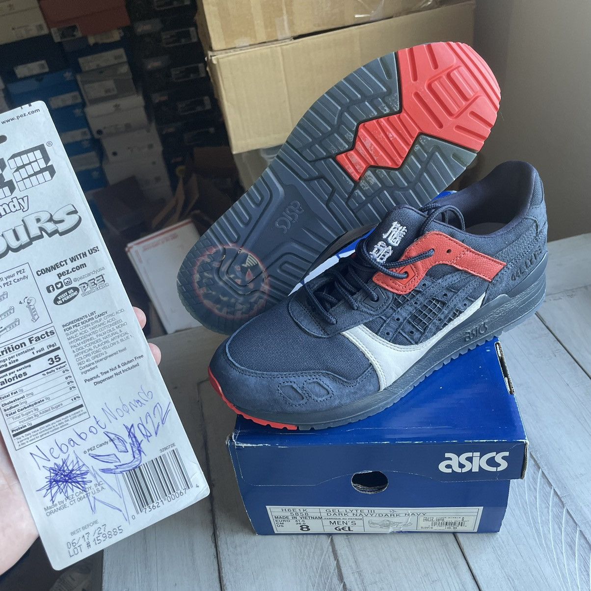 Asics × Indigo × Japanese Brand 2016 KiCKS LAB TOKYO GEL LYTE iii 3 HiKESHi HANTEN H6E1K5858 Size US 8 / EU 41 - 7 Thumbnail