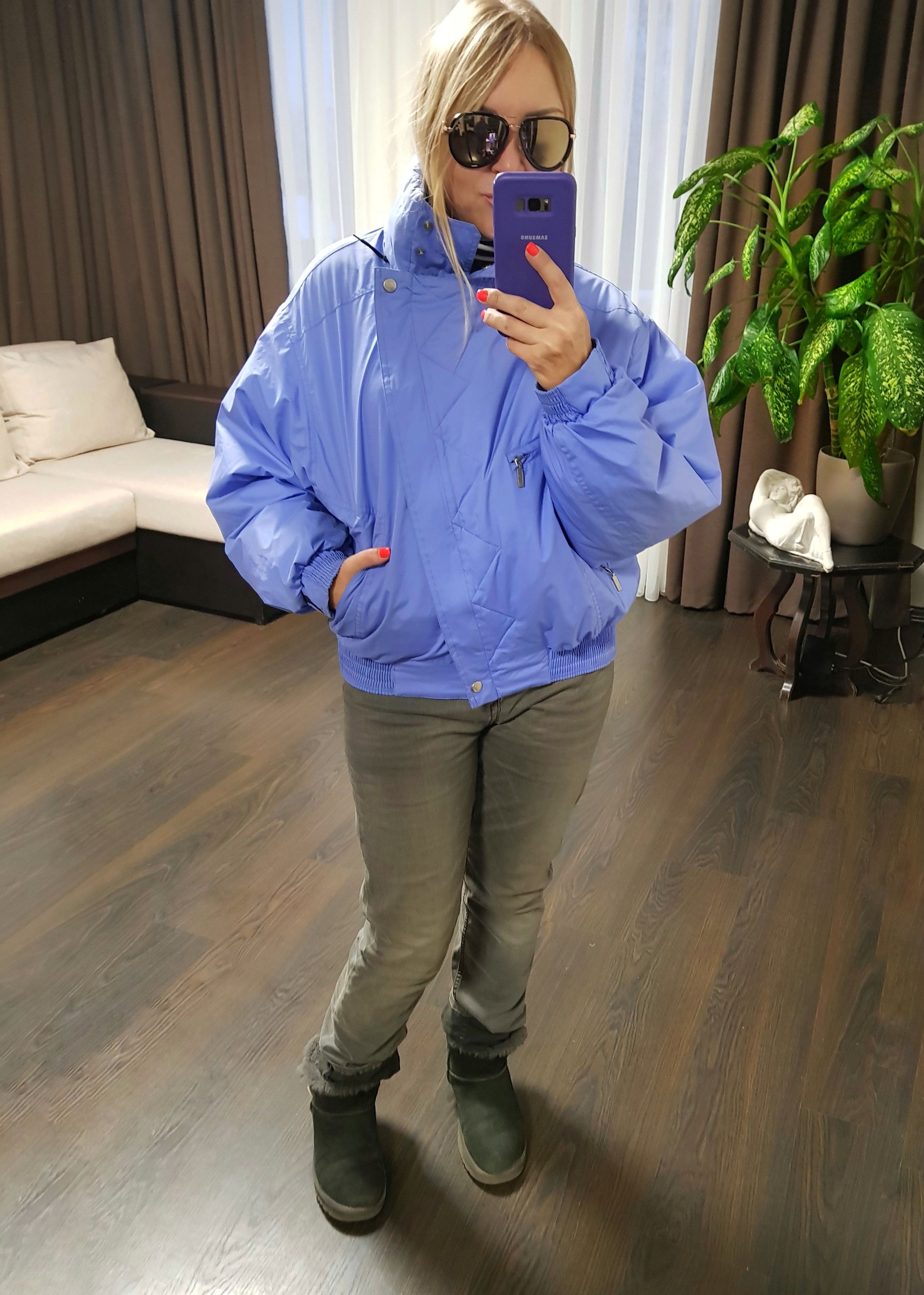 Veste De Ski Vintage Killy - Taille M, Violette - Fabriquée En France