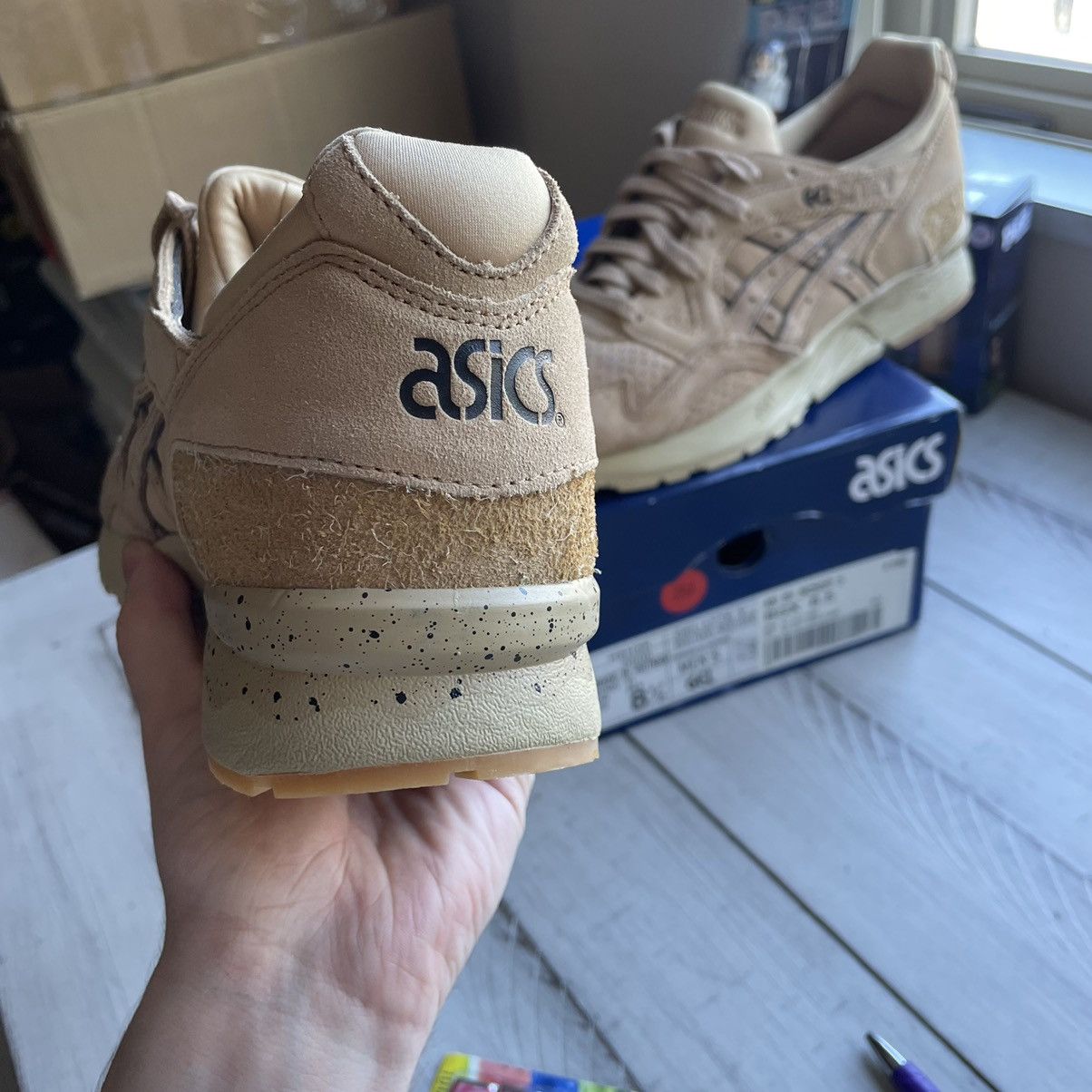 Asics 2015 MONKEYTiME GEL LYTE V 5 SAND LAYER BEiGE H6H3K0505 Size US 8.5 / EU 41-42 - 16 Thumbnail
