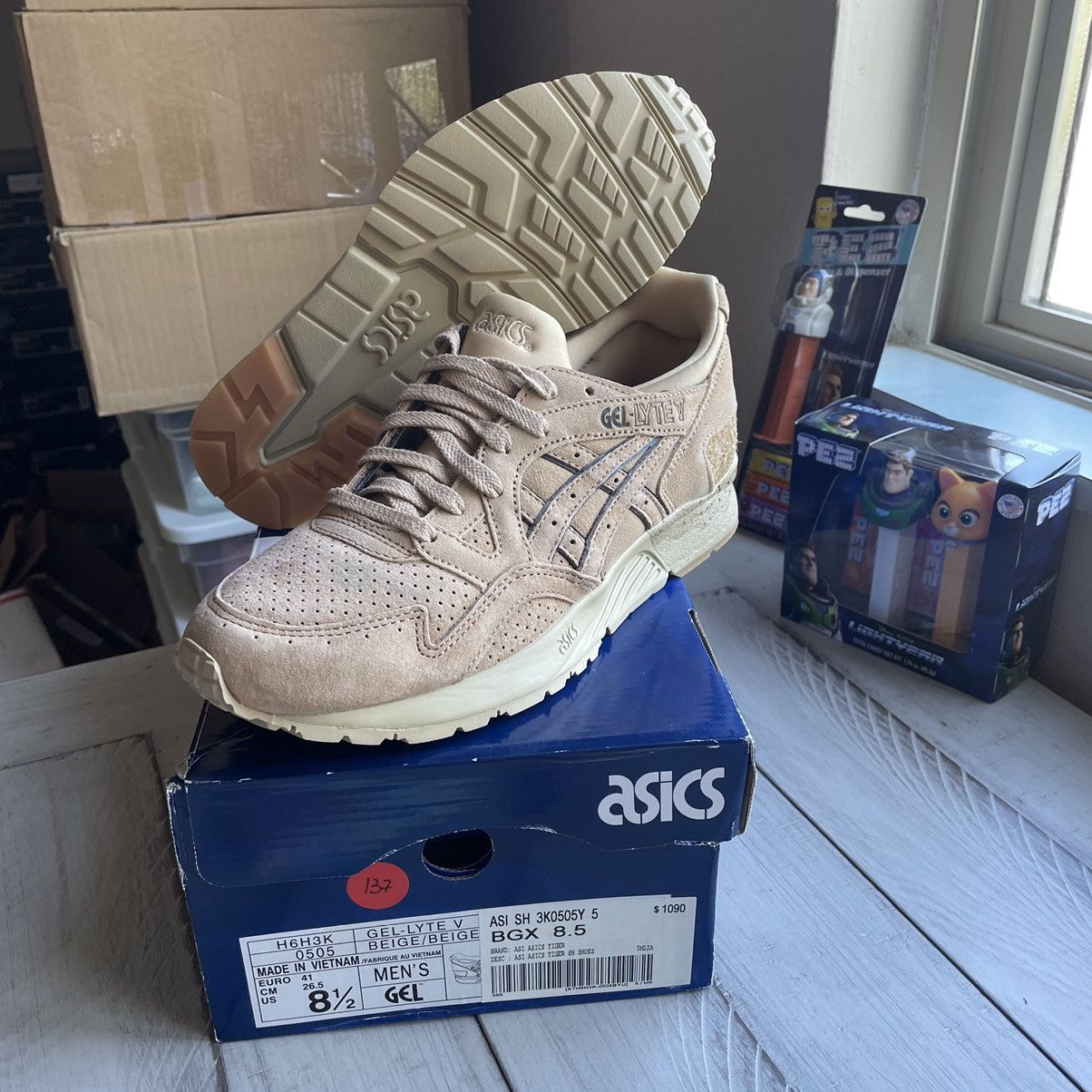 Asics 2015 MONKEYTiME GEL LYTE V 5 SAND LAYER BEiGE H6H3K0505 Size US 8.5 / EU 41-42 - 4 Thumbnail