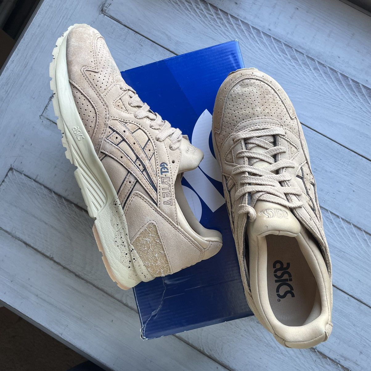 Asics 2015 MONKEYTiME GEL LYTE V 5 SAND LAYER BEiGE H6H3K0505 Size US 8.5 / EU 41-42 - 9 Thumbnail