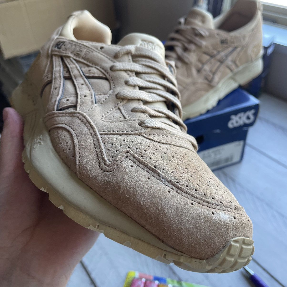 Asics 2015 MONKEYTiME GEL LYTE V 5 SAND LAYER BEiGE H6H3K0505 Size US 8.5 / EU 41-42 - 10 Thumbnail