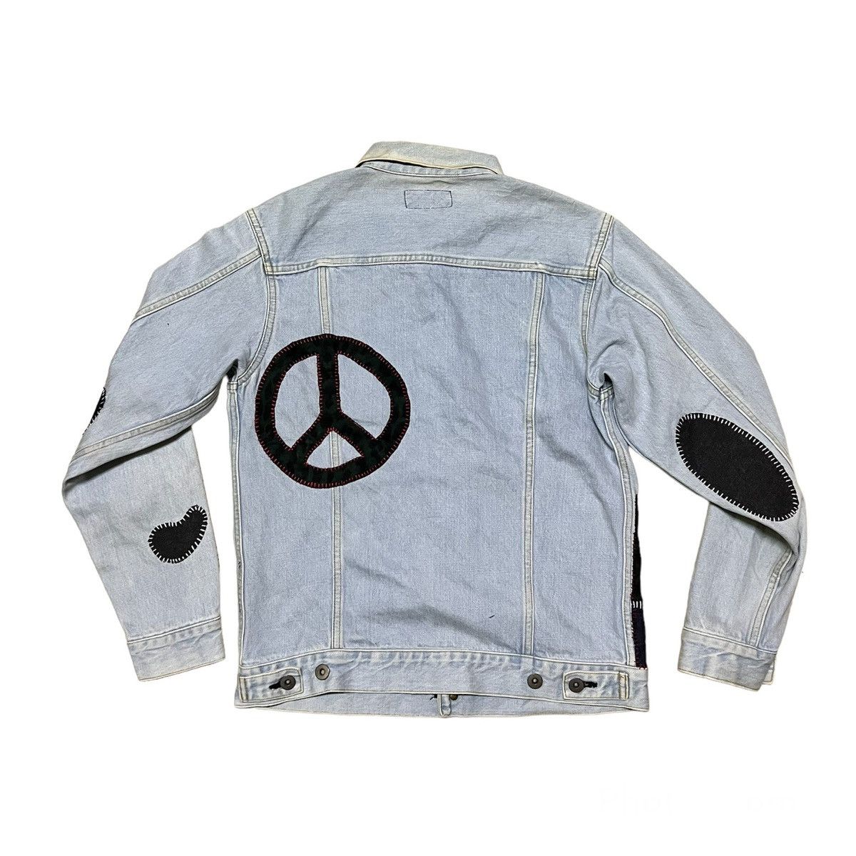 Japanese Brand Denim Jacket Rework Patchwork Size US M / EU 48-50 / 2 - 2 Thumbnail