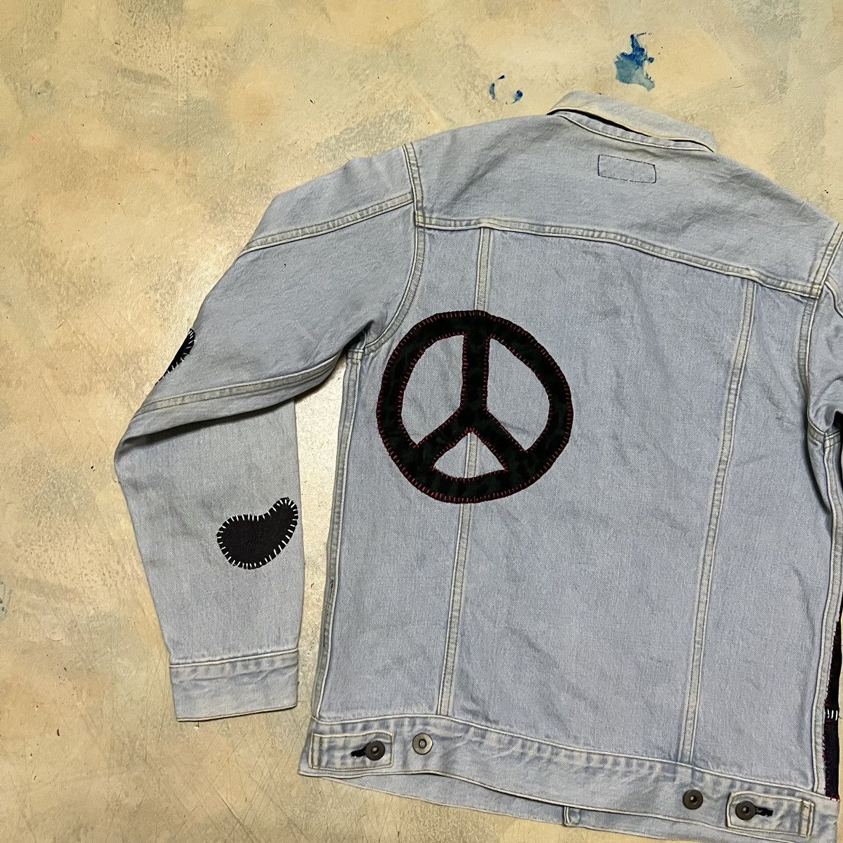 Japanese Brand Denim Jacket Rework Patchwork Size US M / EU 48-50 / 2 - 12 Thumbnail