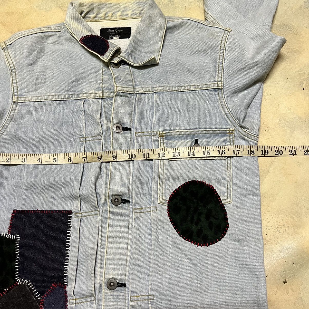 Japanese Brand Denim Jacket Rework Patchwork Size US M / EU 48-50 / 2 - 13 Thumbnail