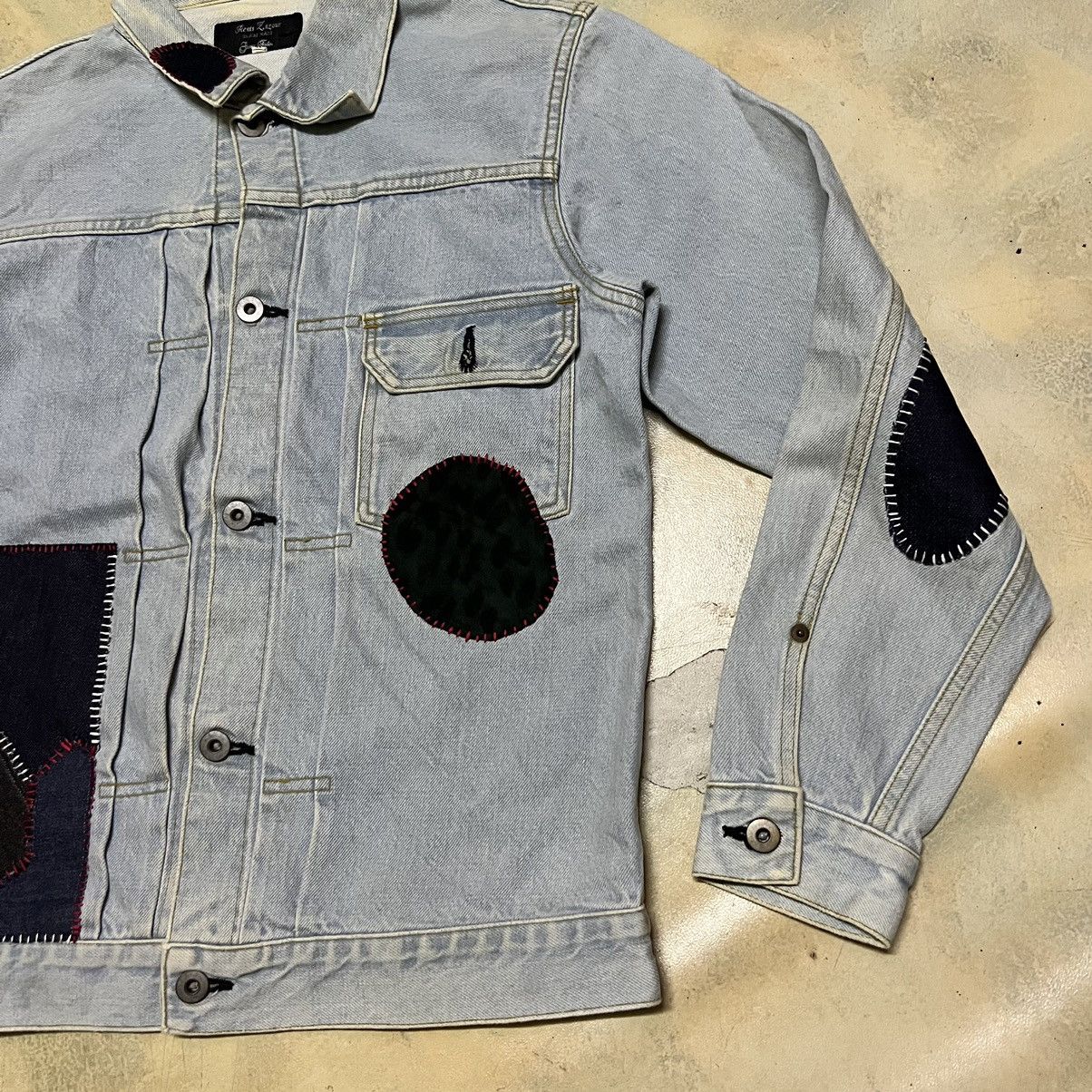 Japanese Brand Denim Jacket Rework Patchwork Size US M / EU 48-50 / 2 - 3 Thumbnail