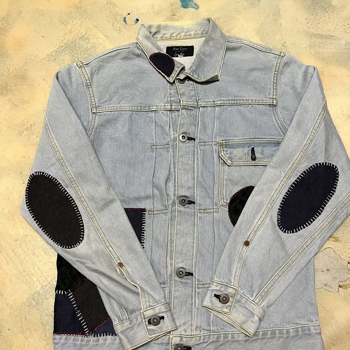 Japanese Brand Denim Jacket Rework Patchwork Size US M / EU 48-50 / 2 - 9 Thumbnail