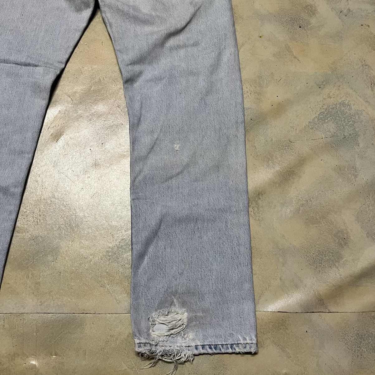 Levi's Levis Custom Rework Patchwork Denim Jeans Size US 31 - 25 Thumbnail