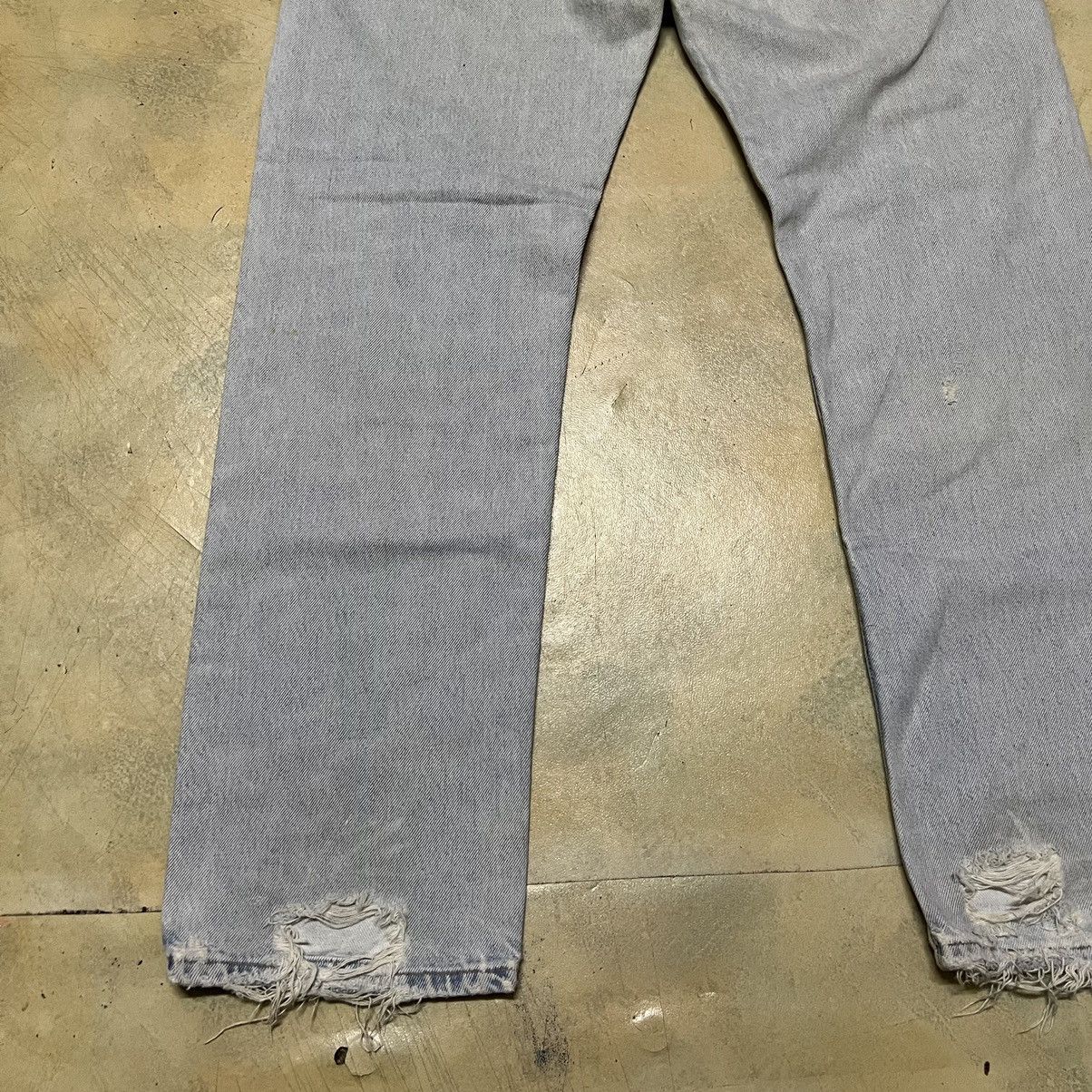 Levi's Levis Custom Rework Patchwork Denim Jeans Size US 31 - 24 Thumbnail
