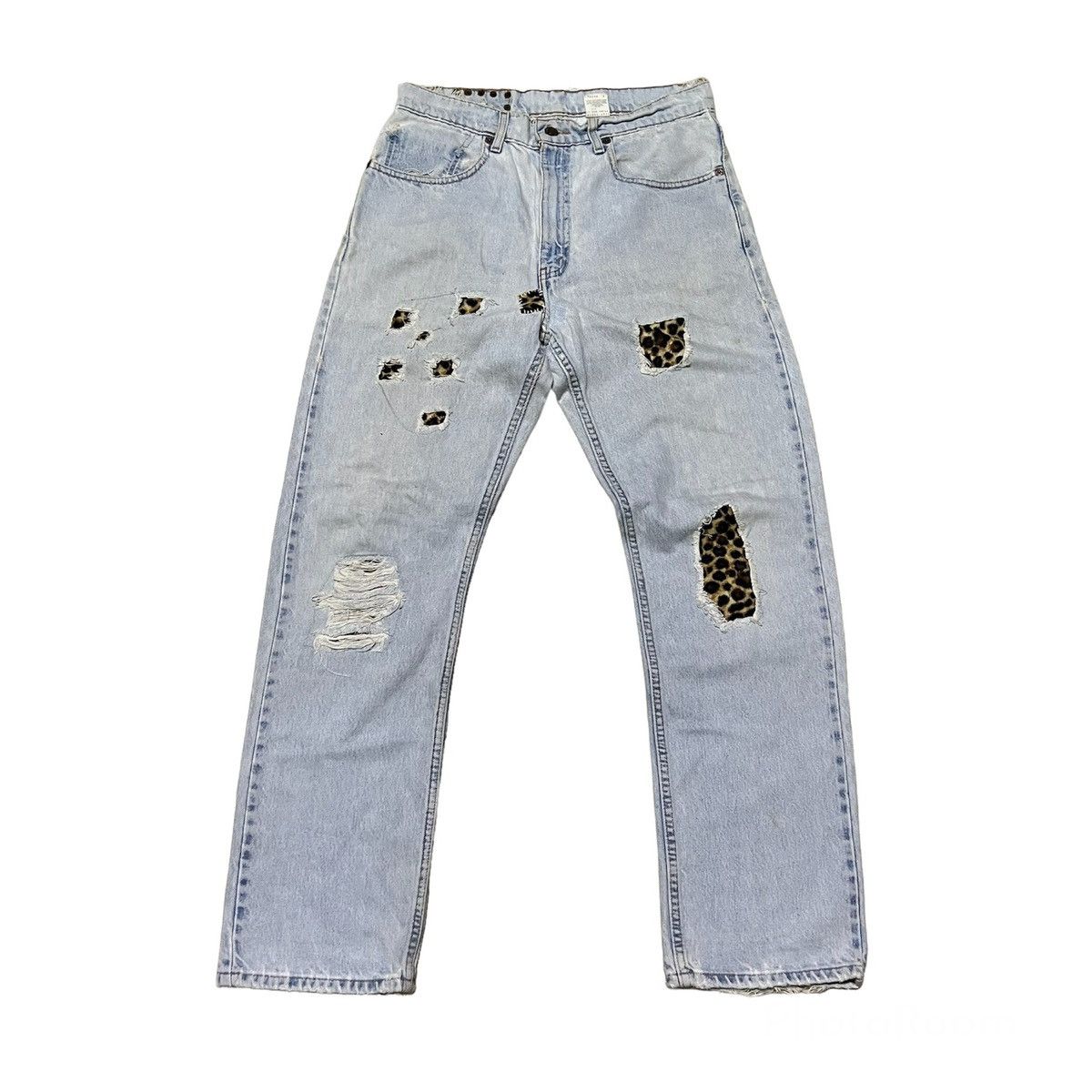 Levi's Levis Custom Rework Patchwork Denim Jeans Size US 31 - 1 Thumbnail