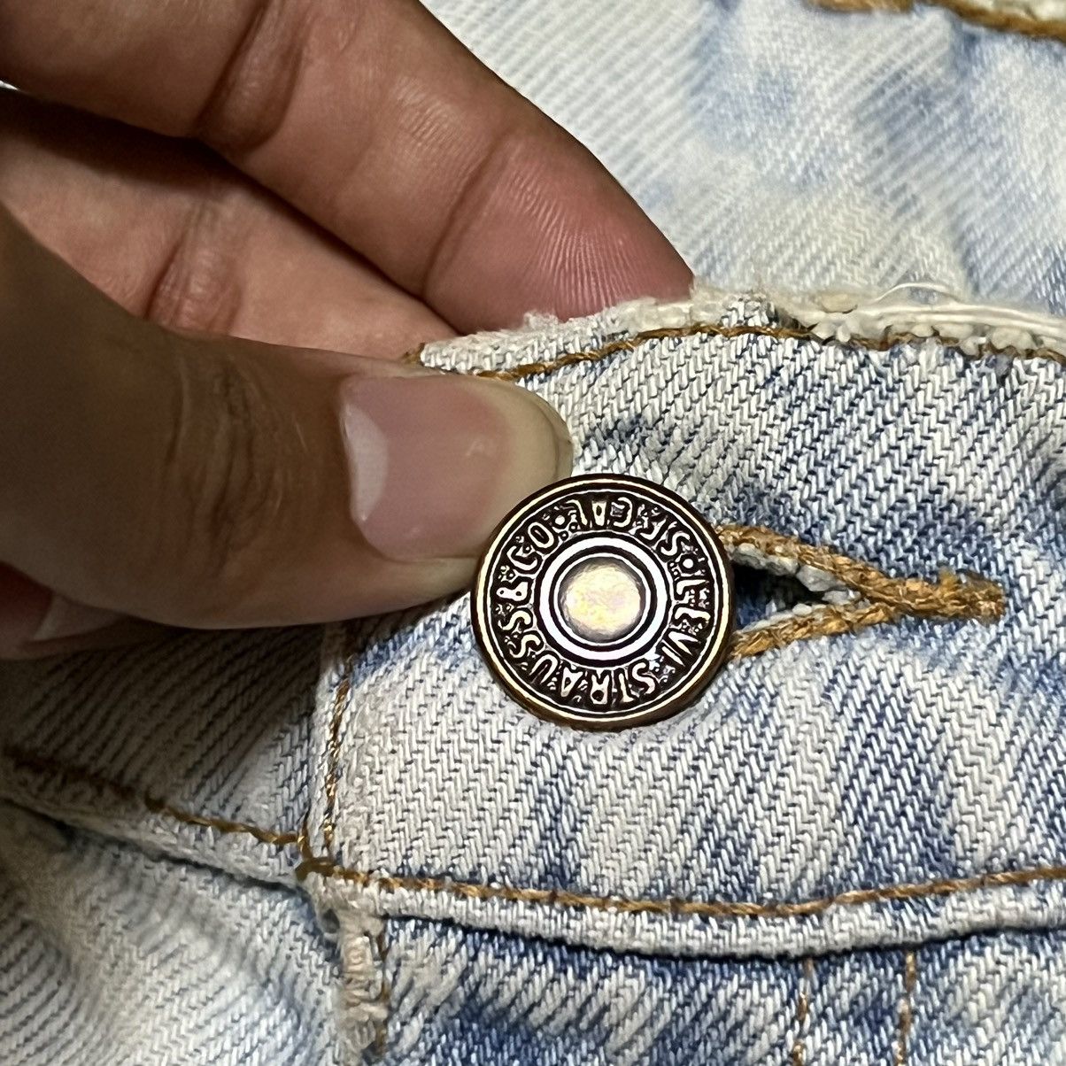 Levi's Levis Custom Rework Patchwork Denim Jeans Size US 31 - 8 Thumbnail