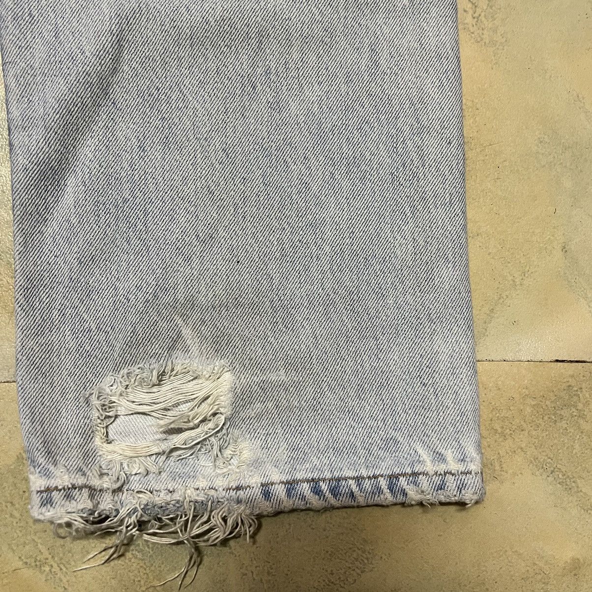 Levi's Levis Custom Rework Patchwork Denim Jeans Size US 31 - 23 Thumbnail
