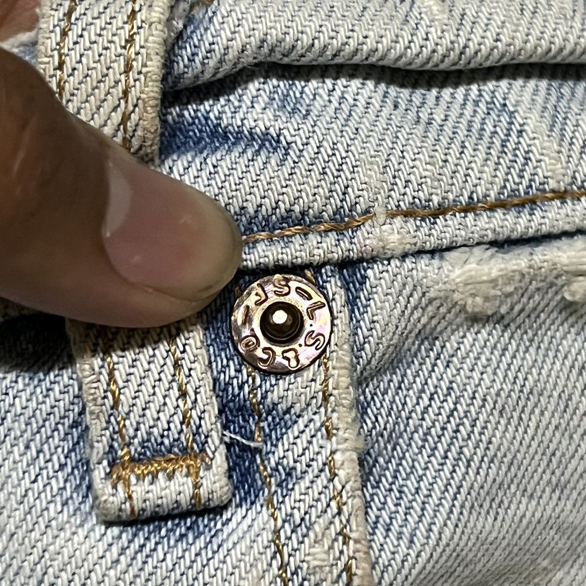 Levi's Levis Custom Rework Patchwork Denim Jeans Size US 31 - 9 Thumbnail