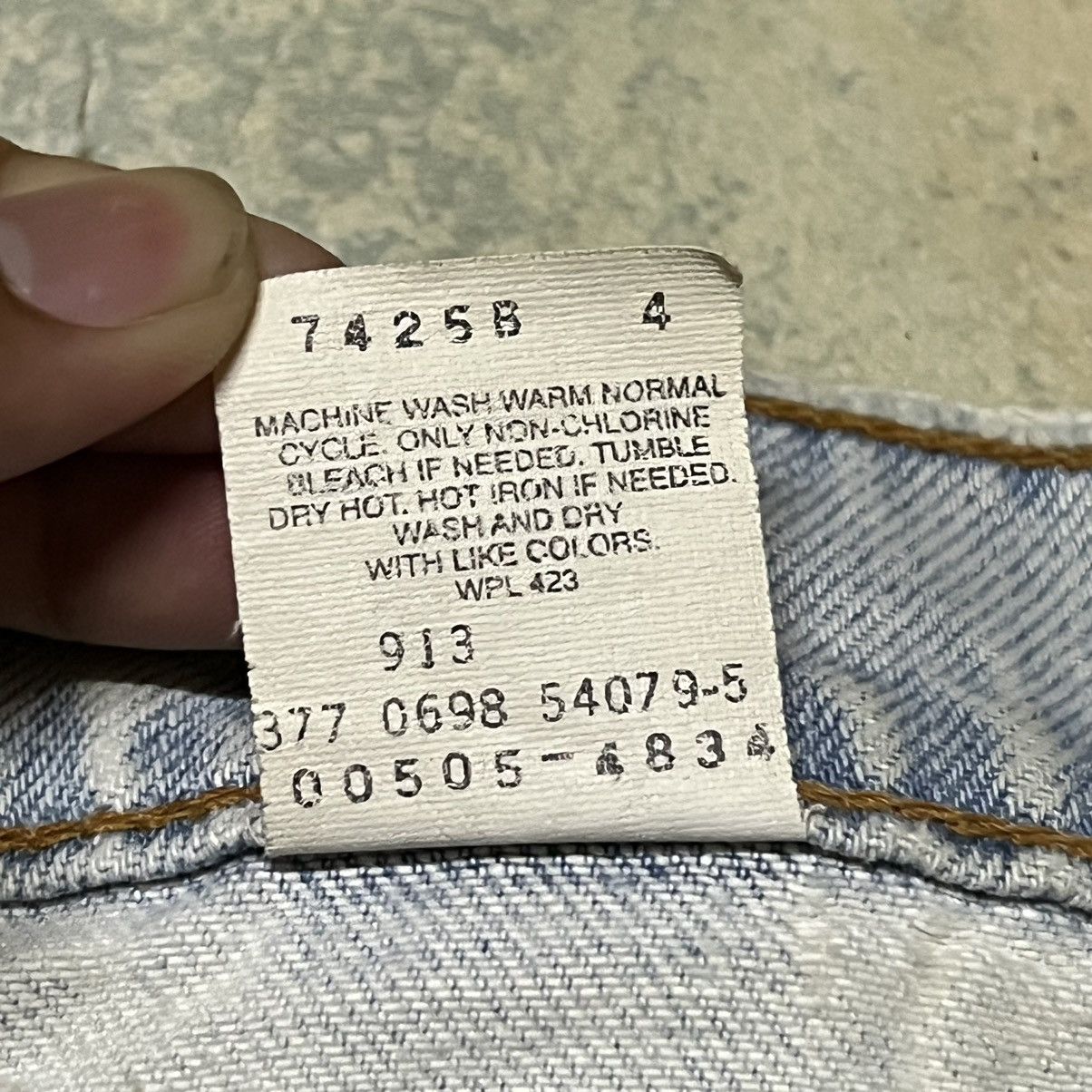 Levi's Levis Custom Rework Patchwork Denim Jeans Size US 31 - 11 Thumbnail