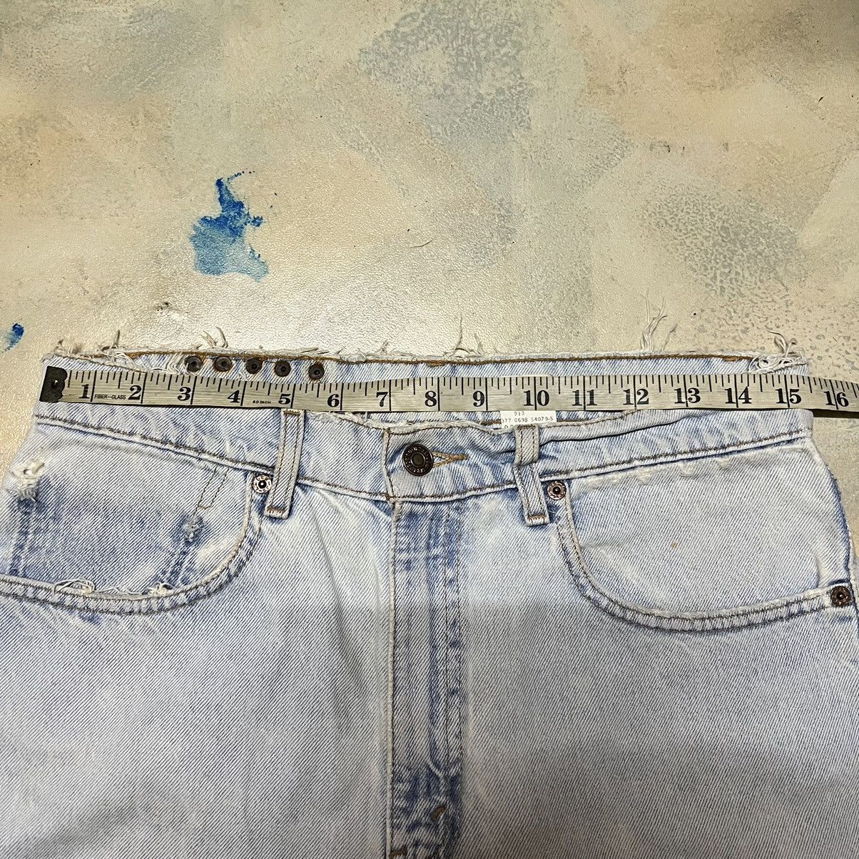 Levi's Levis Custom Rework Patchwork Denim Jeans Size US 31 - 13 Thumbnail