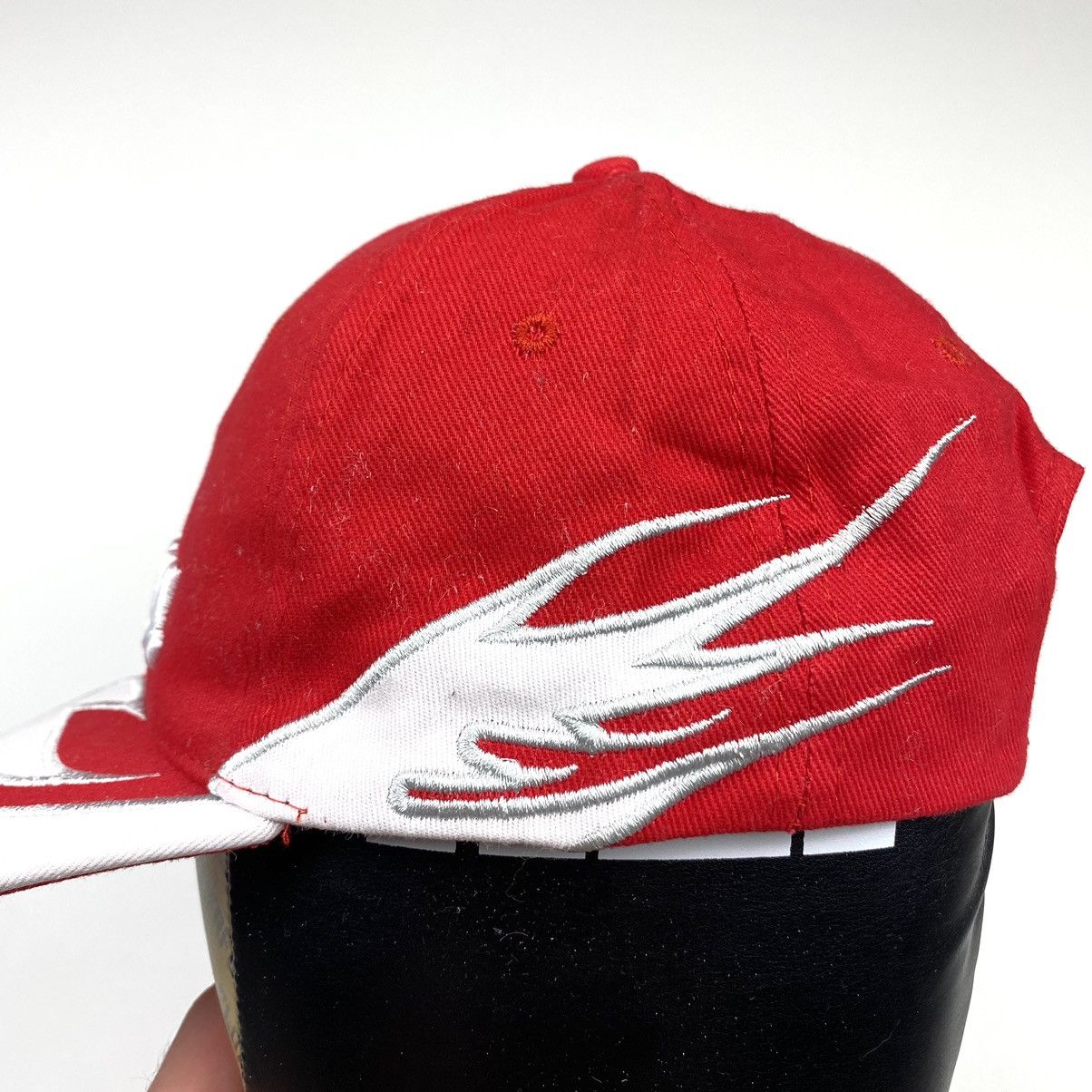 Vintage 💥90’s Vintage Motul Racing Cap Embroidered Flame Art Size ONE SIZE - 6 Thumbnail
