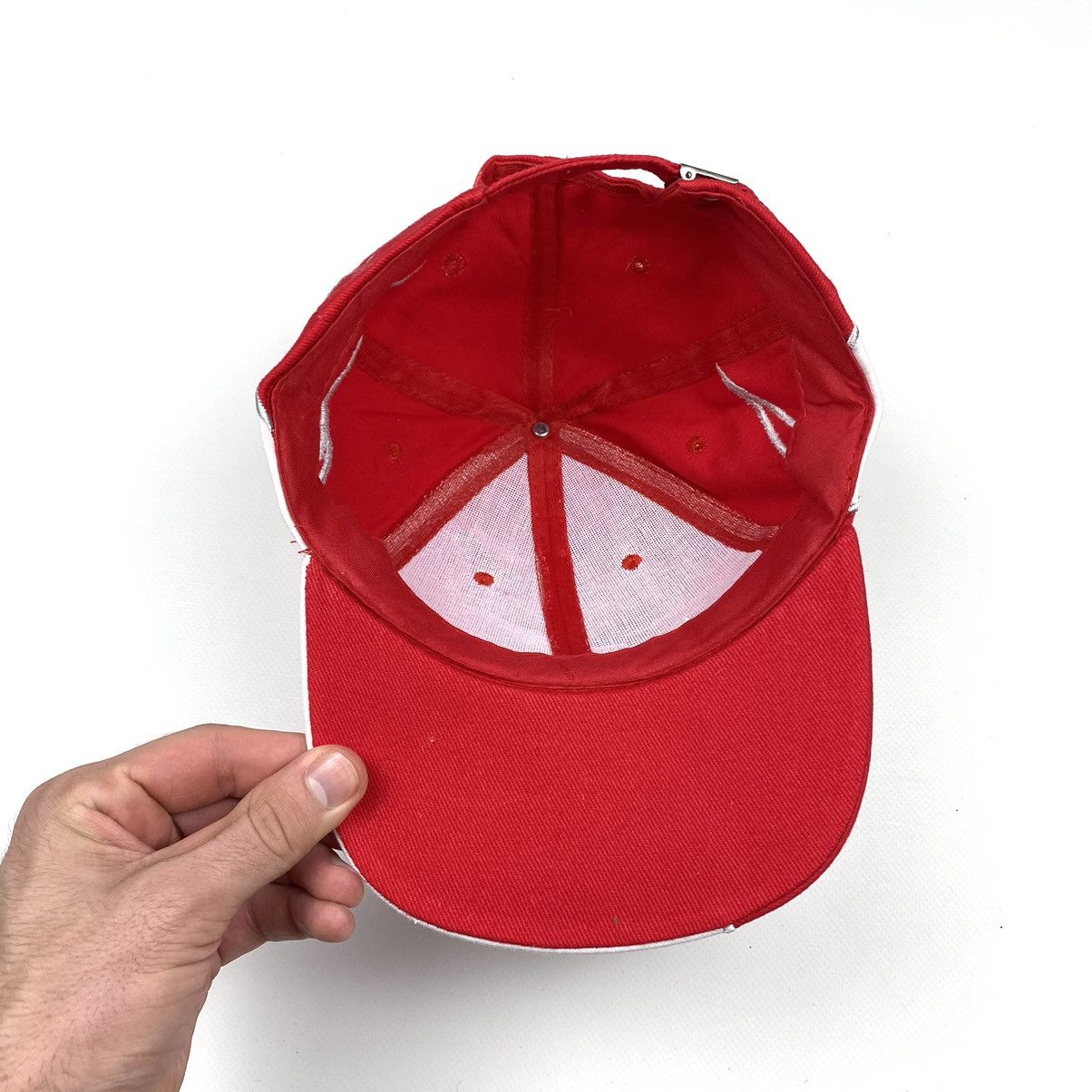 Vintage 💥90’s Vintage Motul Racing Cap Embroidered Flame Art Size ONE SIZE - 8 Thumbnail