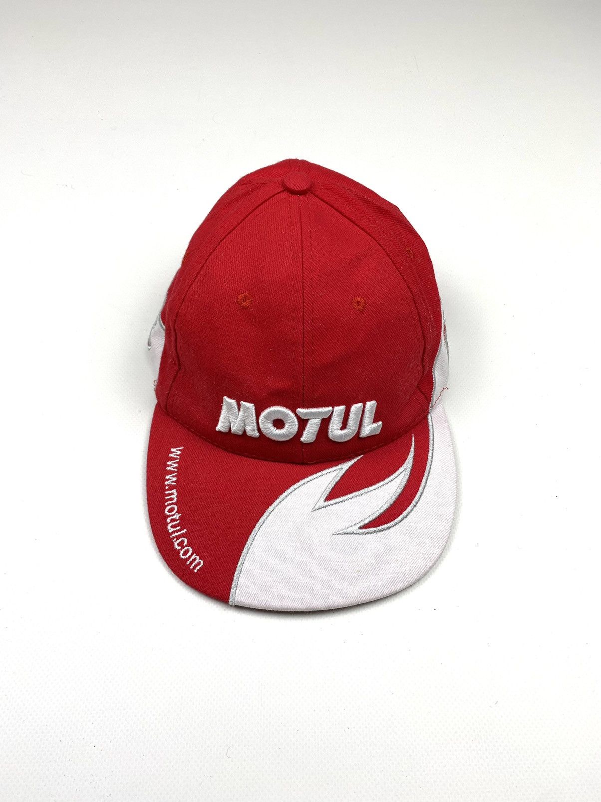 Vintage 💥90’s Vintage Motul Racing Cap Embroidered Flame Art Size ONE SIZE - 2 Thumbnail