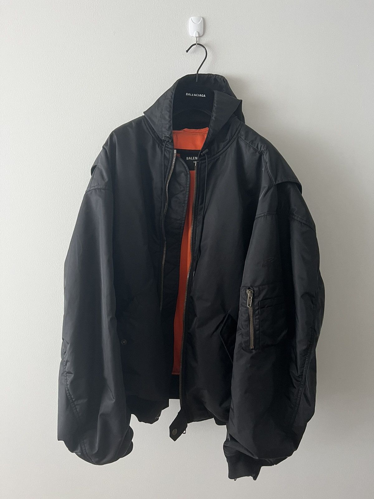 Balenciaga Balenciaga 22SS Runway Nylon Bomber | Grailed