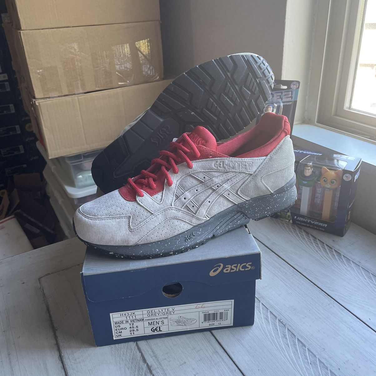 Asics × CNCPTS 2014 GEL LYTE V 5 EMBER ASPHALT CONCRETE SUEDE H43JK1111 Size US 12 / EU 45 - 17 Thumbnail