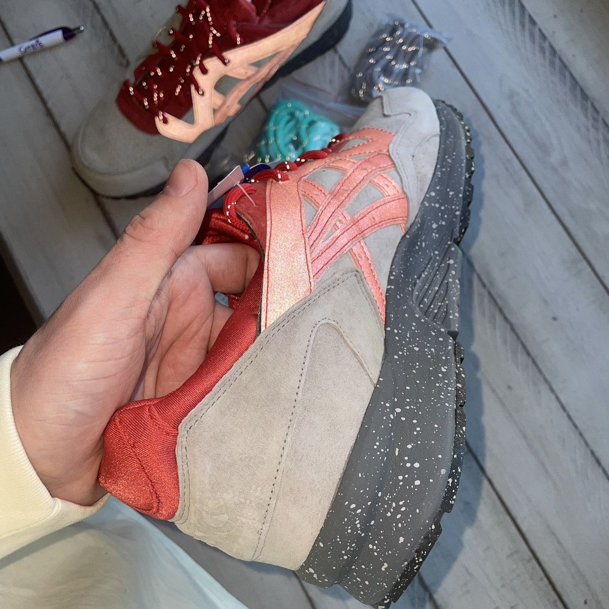 Asics × CNCPTS 2014 GEL LYTE V 5 EMBER ASPHALT CONCRETE SUEDE H43JK1111 Size US 12 / EU 45 - 9 Thumbnail