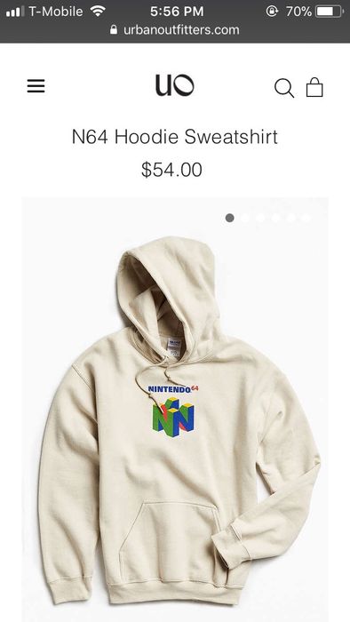 N64 hoodie sweatshirt online