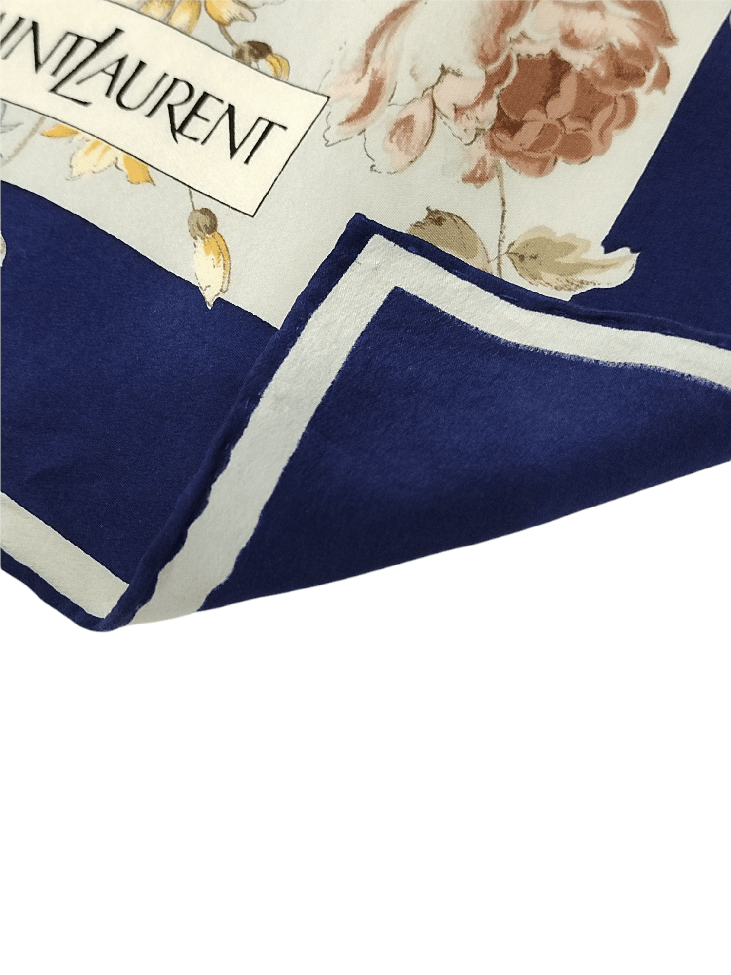 Designer × Vintage × Yves Saint Laurent Floral Yves Saint Laurent Scarf Size ONE SIZE - 5 Thumbnail