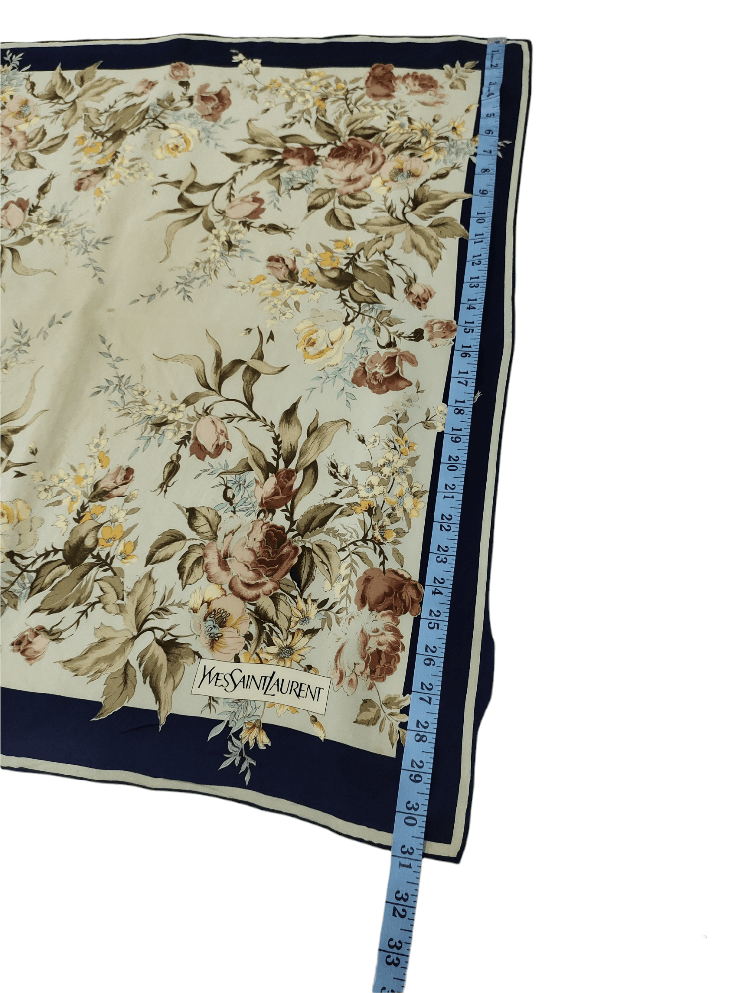 Designer × Vintage × Yves Saint Laurent Floral Yves Saint Laurent Scarf Size ONE SIZE - 6 Thumbnail