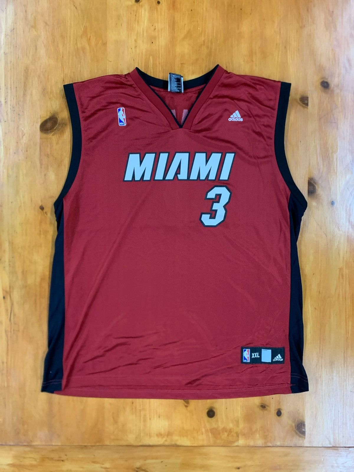 Vintage Vintage Adidas Miami Heat Dwayne Wade Jersey Size US XXL / EU 58 / 5 - 1 Thumbnail