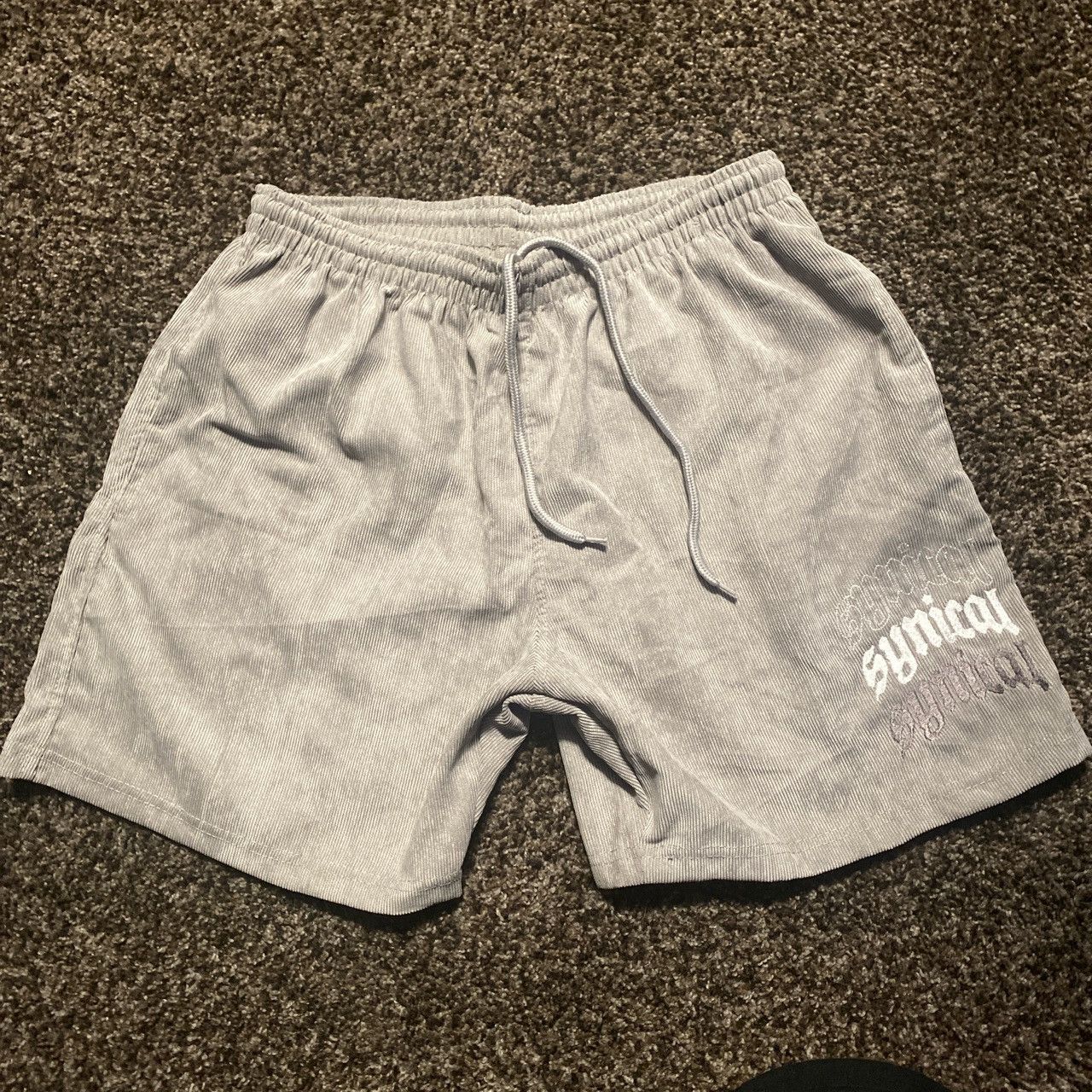 Other SYNICAL GREY CORDUROY SHORTS Size US 32 / EU 48 - 1 Thumbnail