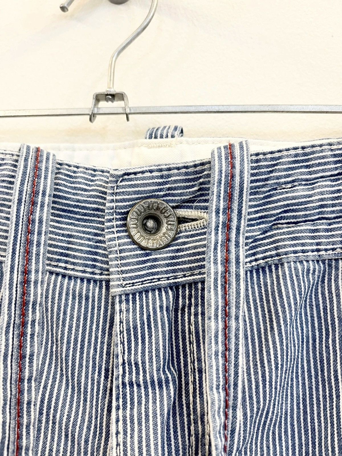 Uniqlo VINTAGE🔥🔥HICKORY STRIPE UNIQLO UJ STYLE SIZE 34X31 Size US 34 / EU 50 - 5 Thumbnail
