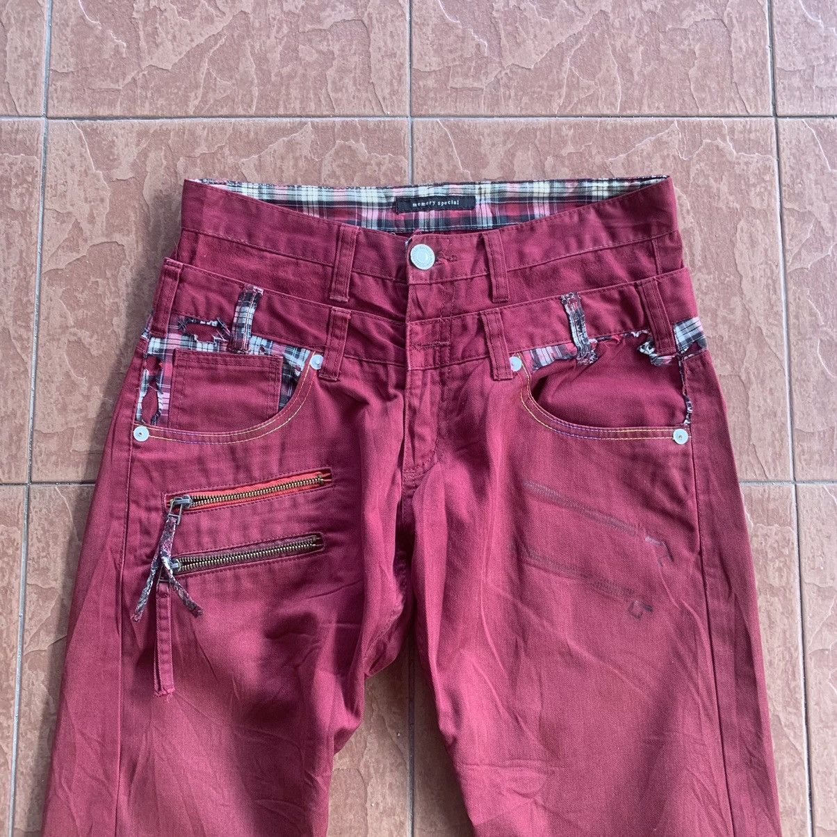 Japanese Brand × Seditionaries × Vintage SEND OFFERS🔥 JAPANESE VTG DOUBLE WAIST TROUSERS CHECK PANTS Size US 29 - 2 Thumbnail