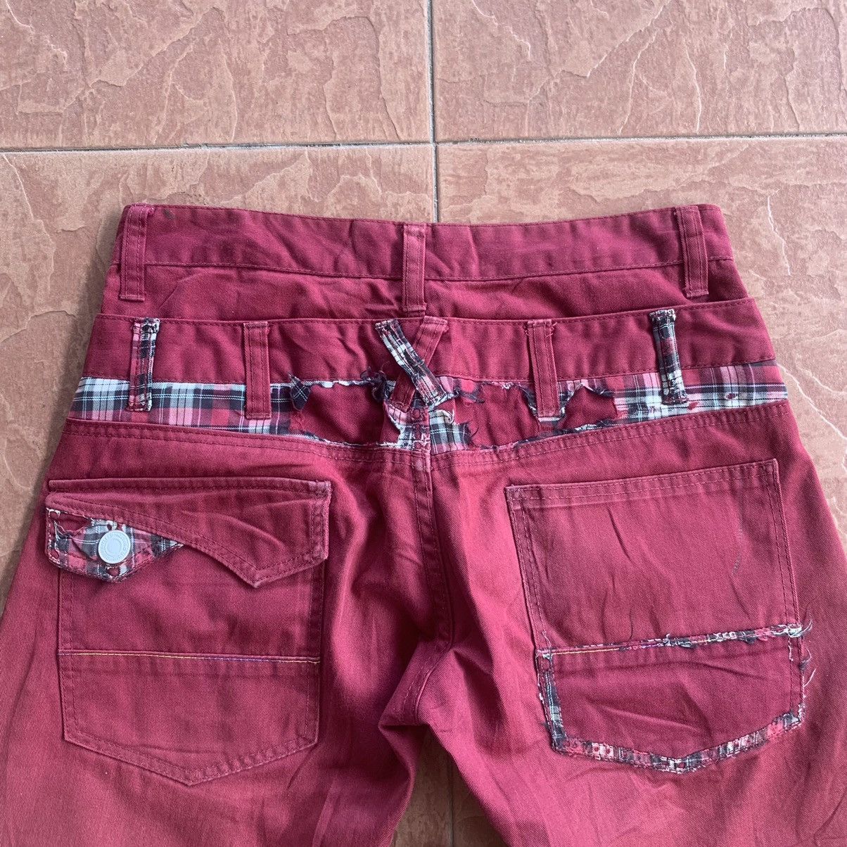 Japanese Brand × Seditionaries × Vintage SEND OFFERS🔥 JAPANESE VTG DOUBLE WAIST TROUSERS CHECK PANTS Size US 29 - 11 Thumbnail