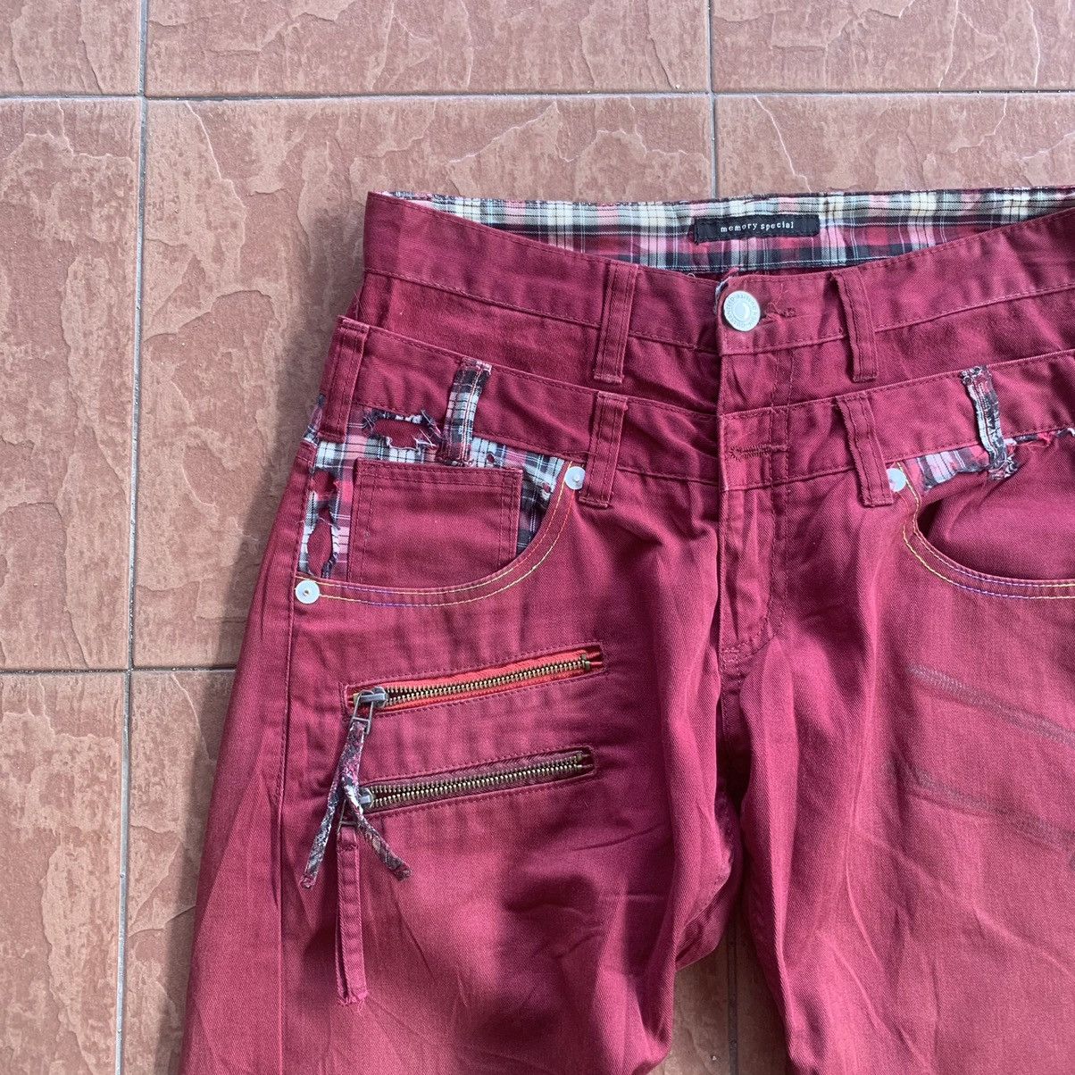 Japanese Brand × Seditionaries × Vintage SEND OFFERS🔥 JAPANESE VTG DOUBLE WAIST TROUSERS CHECK PANTS Size US 29 - 4 Thumbnail