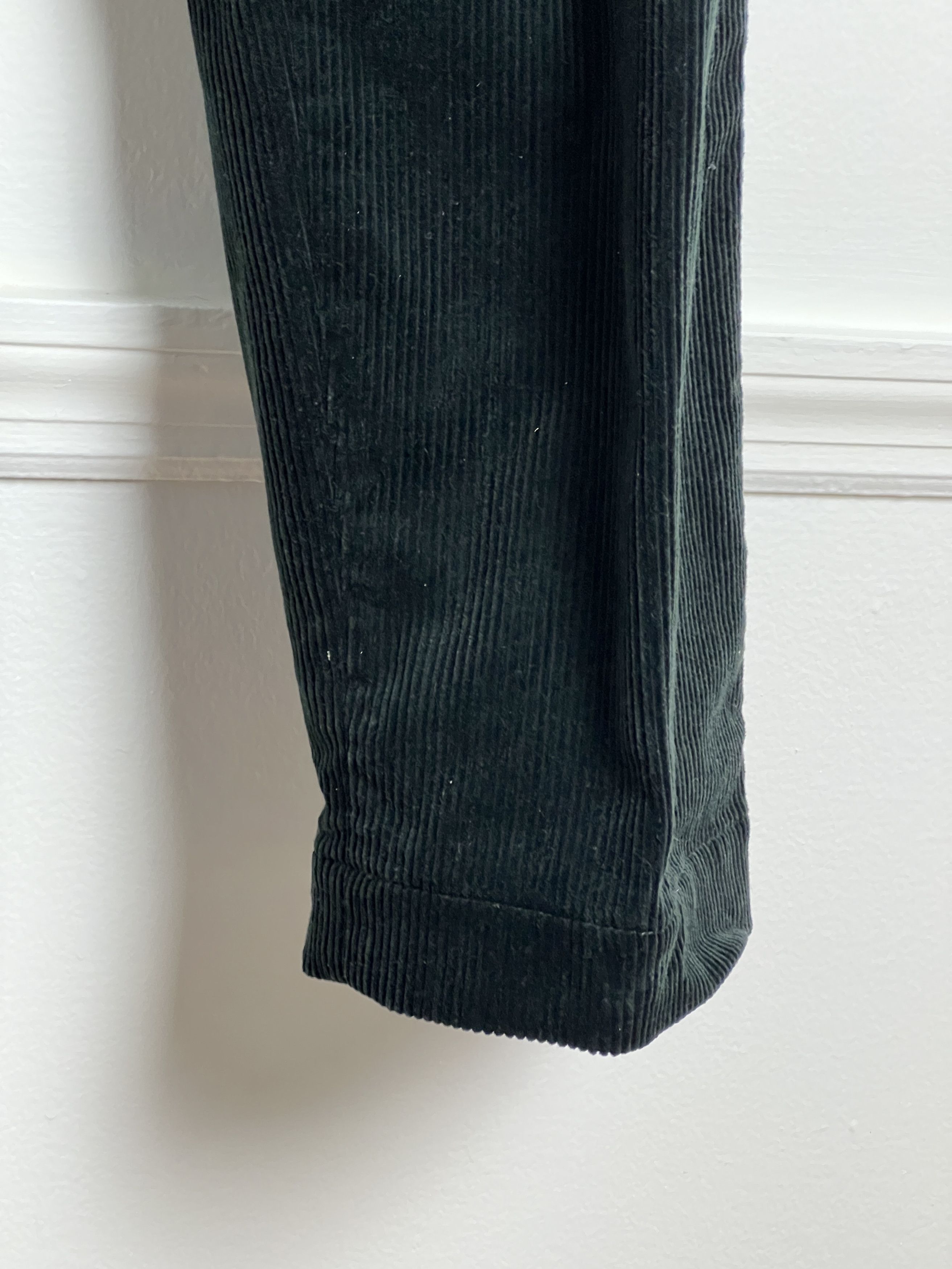 *A VONTADE Black Corduroy Pleated Trousers Size US 32 / EU 48 - 4 Thumbnail