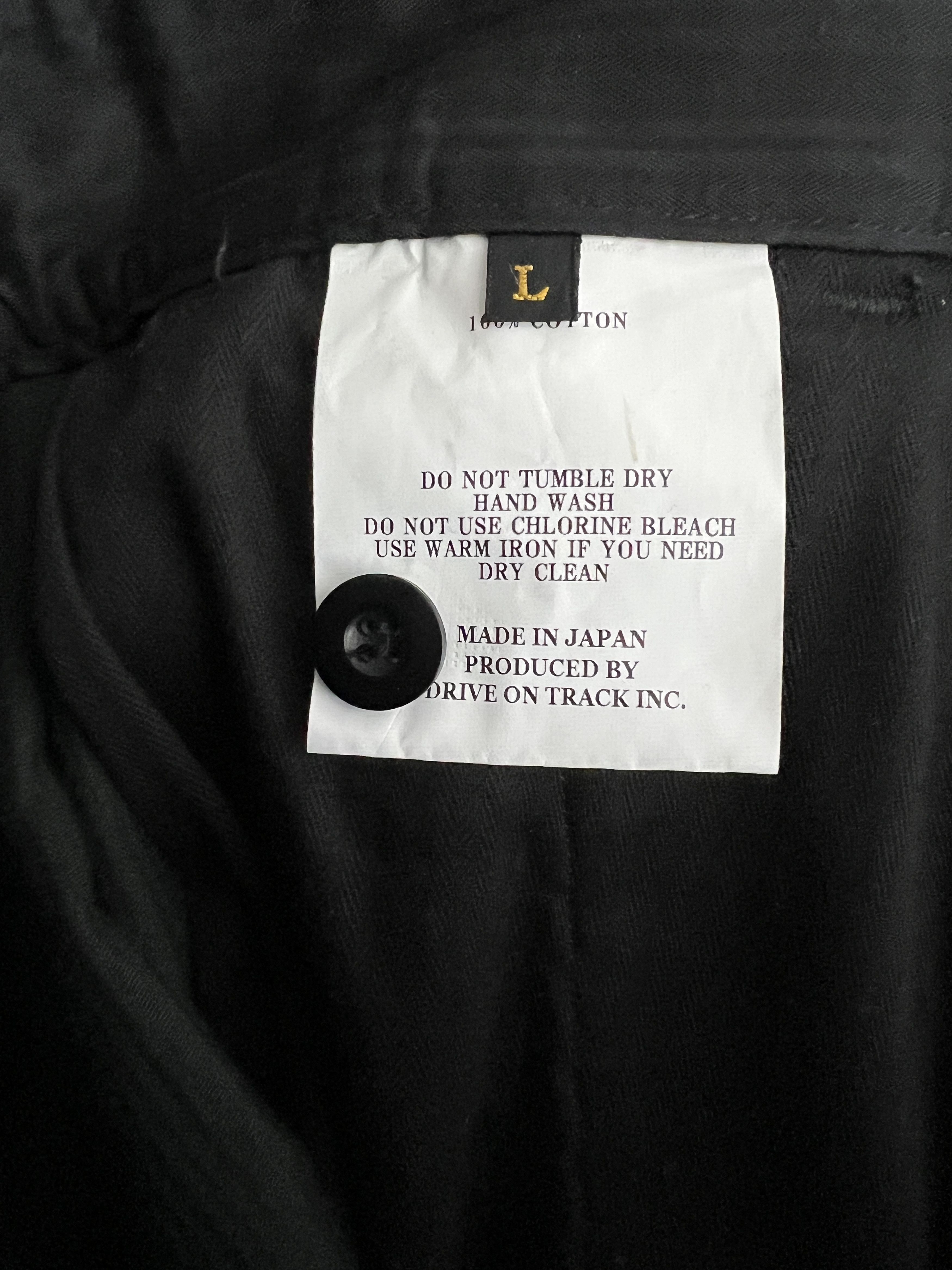 *A VONTADE Black Corduroy Pleated Trousers Size US 32 / EU 48 - 8 Thumbnail
